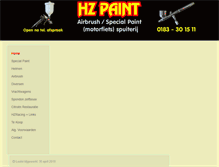 Tablet Screenshot of hzpaint.com